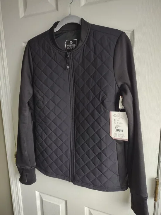 Mondetta lightweight stretch puffer jacket - Athleta or LuLu style - NWT - M - Picture 3 of 8